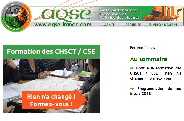 news 38 - Formation du CSE ? rien n'a changé...